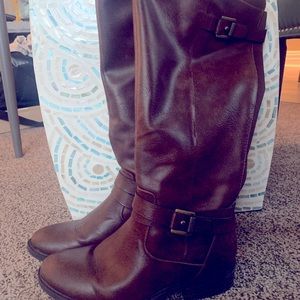 NWOT - Baretraps Tall Brown Boots